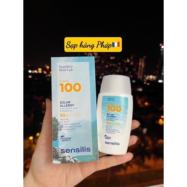 Kem chống nắng Sensilis Fotoprotector Fluid 100 Solar Allergy