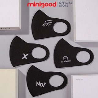 Khẩu trang 100% vải polyester chống thấm và kháng khuẩn MINIGOOD Combo 2 cái