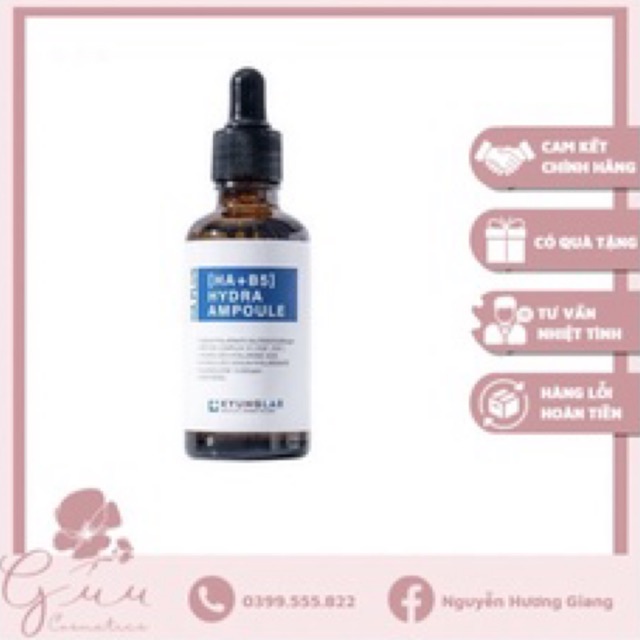Tinh chất HA B5 KyungLab Hydra Ampoule cấp ẩm căng bóng trắng da 50ml