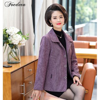 [SIÊU SALLE 30%] Áo Khoác Dạ Nữ Tuổi Trung Niên - Áo Khoác Dạ Thời Trang Cao Cấp 2021