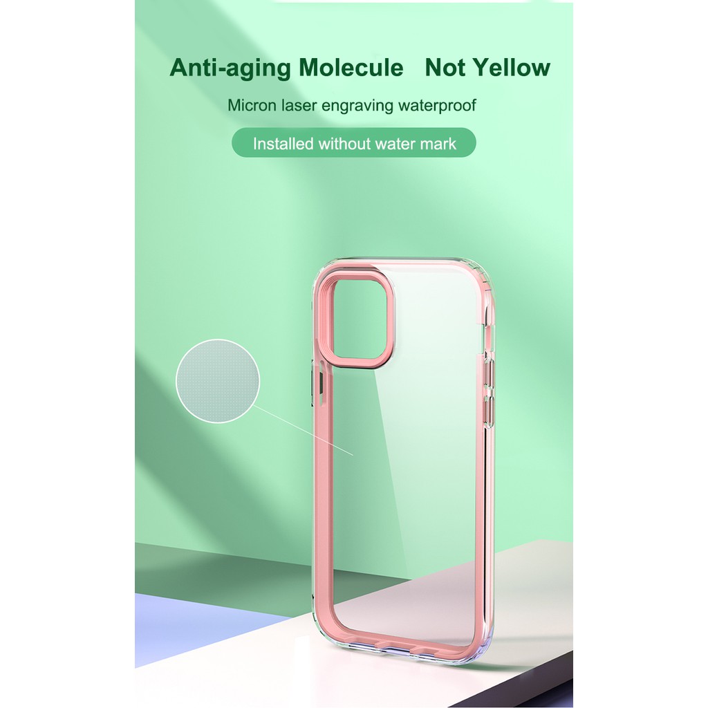 Ốp Điện Thoại Nhựa Cứng Trong Suốt Có Viền Dày Chống Sốc Cho Xiaomi Mi 10 Pro 10S 11 Pro 11 Ultra Mi 11 Lite Mix4Rubber