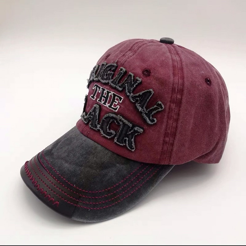 Mũ lưỡi trai thêu hình, nón đội đầu cổ điển phong cách Gothic Punk Y2k cho nam nữ