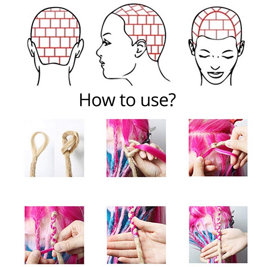 1 Gói Tóc Bện Bằng Sợi Tổng Hợp 20Inch Màu Nâu Cho Nữ