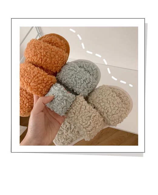 Dép bông quai ngang 🖤