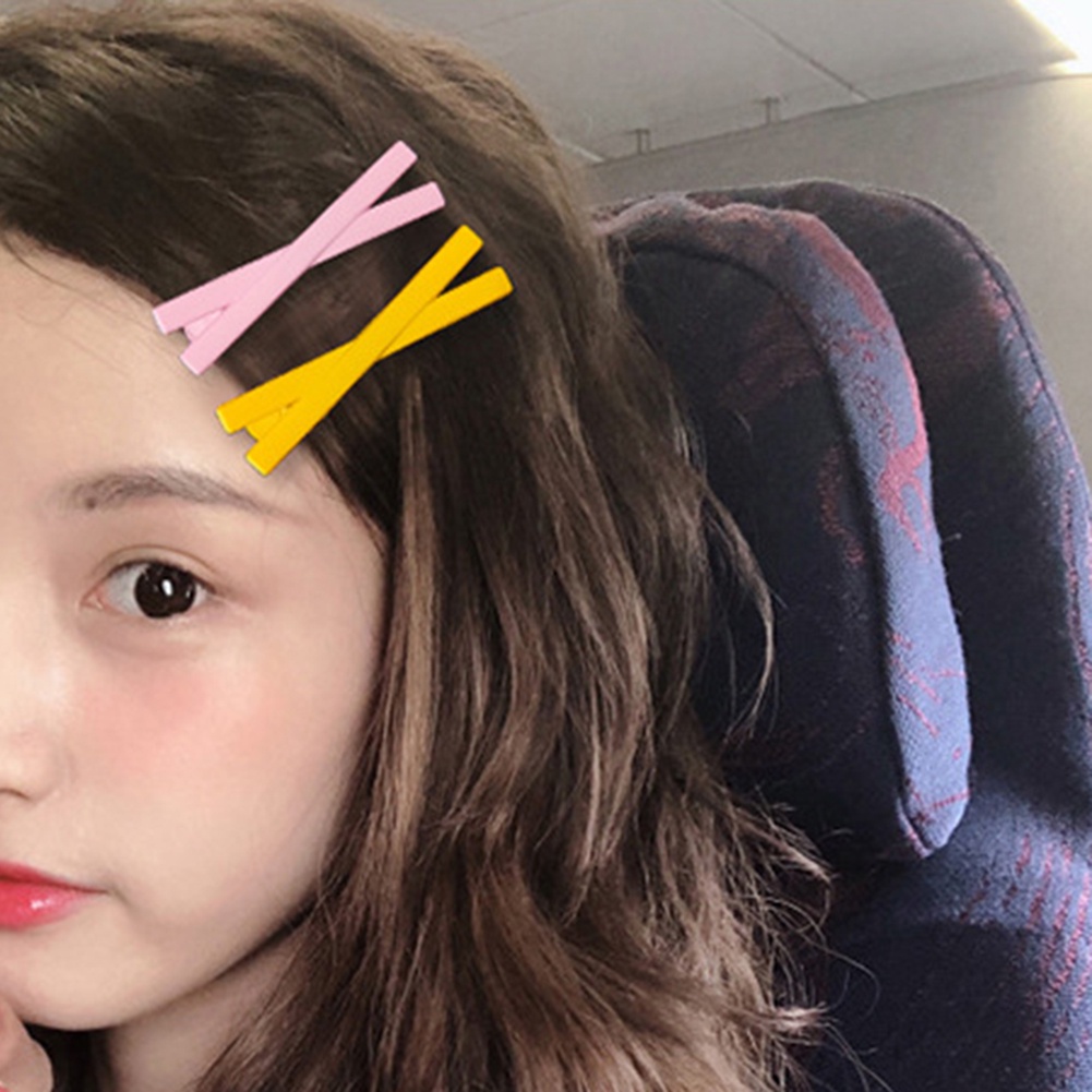 Kẹp Tóc Nhựa Màu Trơn Dễ Thương Cho Bé Gái