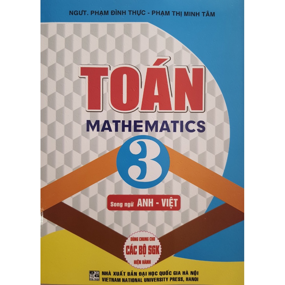 Sách - Toán 3 song ngữ Anh Việt - Biên soạn theo chương trình GDPT mới