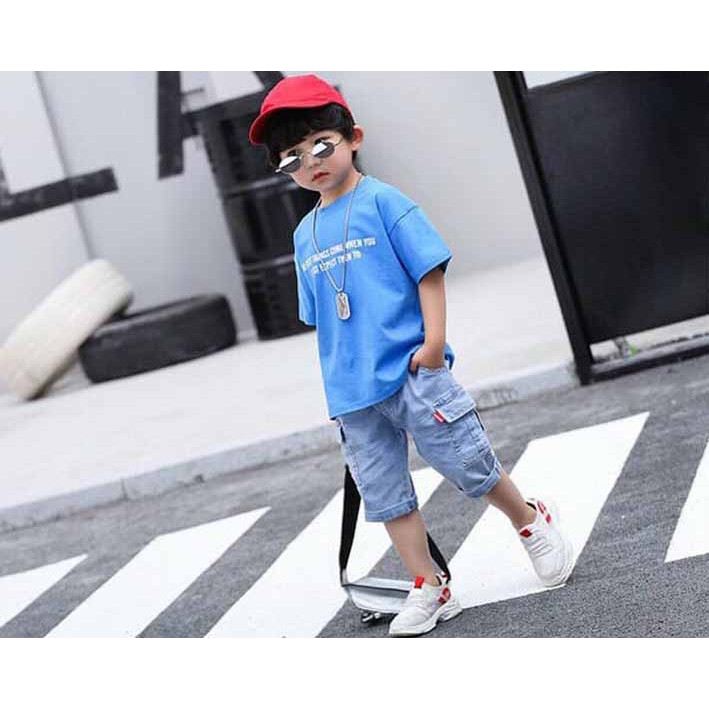 ÁO THUN BÉ TRAI KIỂU HIP HOP