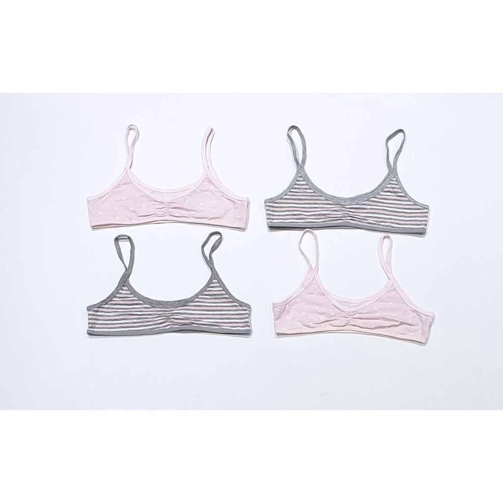 Set 2 áo lá Tezenis VNXK, áo lót học sinh, áo bra bé gái hàng xuất dư cao cấp giao mẫu ngẫu nhiên tại shop NEM