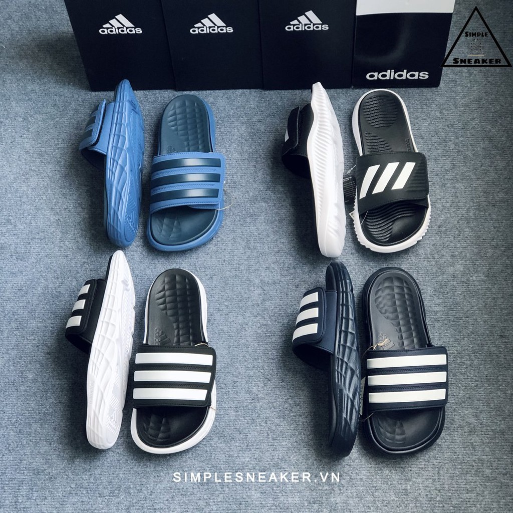 Dép Adidas Slides FREESHIP Adidas Duramo Nam Chính Hãng - Dép Quai Ngang Chuẩn Auth Fullbox - Simple Sneaker