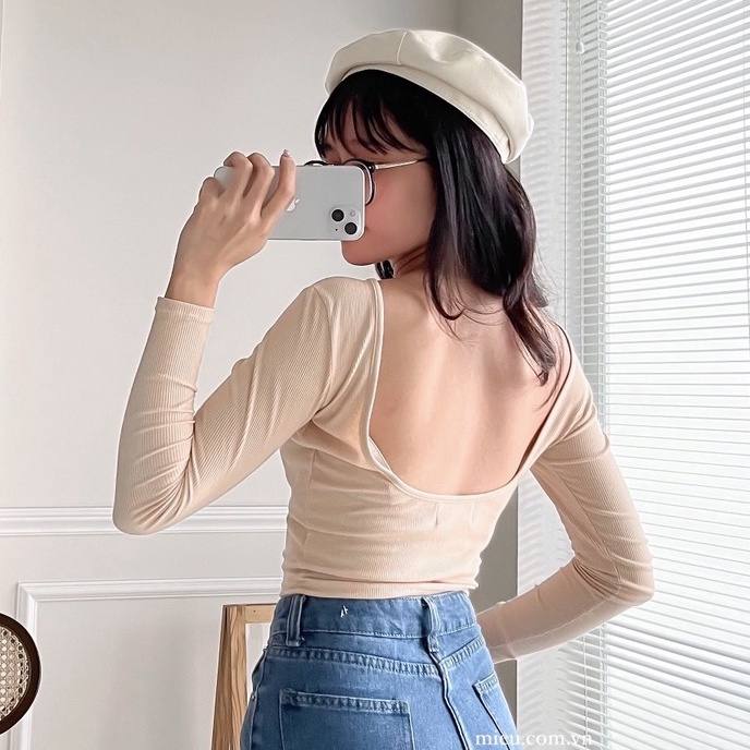 Áo croptop anya hở lưng quyến rũ Miều Est.2013