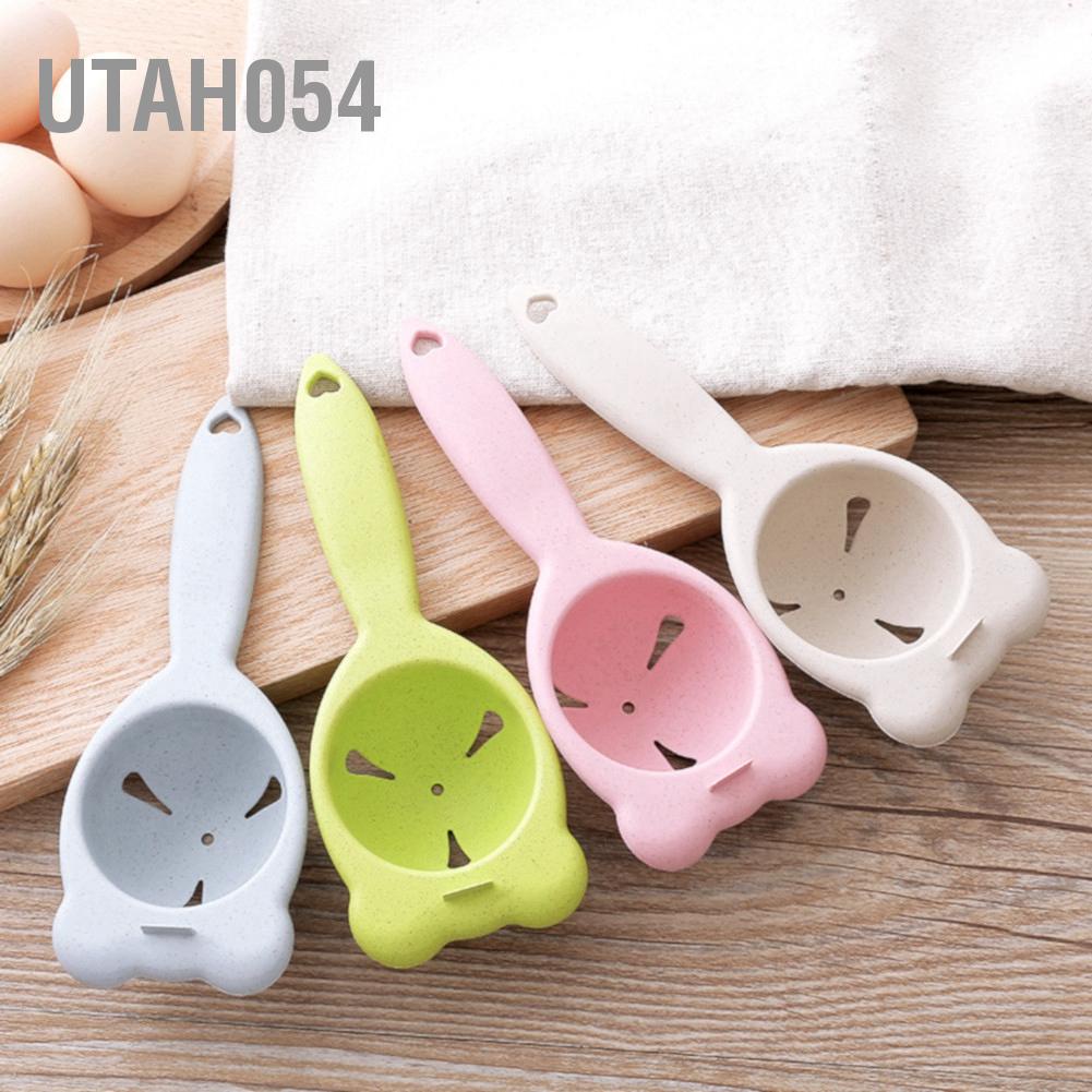Utah054 Wheat Straw Egg Yolk White Separator Divider Sieve Practical Kitchen Cooking Baking Tool