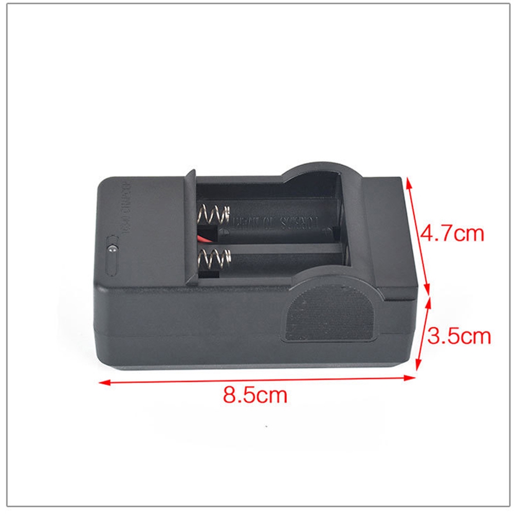 Sạc kép mini pin16340 CR123A tiện dụng khi đi du lịch