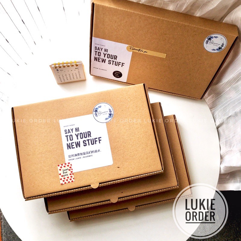 Hộp quà Kraft xinh xắn 3 size (Mua kèm) | BigBuy360 - bigbuy360.vn