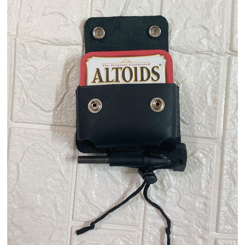 Bao da hộp sinh tồn altoids - altoids leather pouch