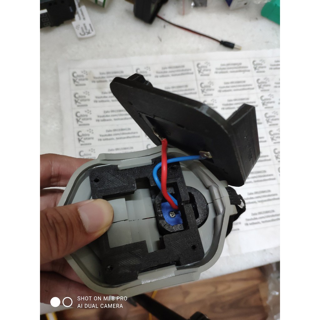 Đế chuyển pin máy khoan, vit SWISS MILITARY 14.4V pin NiCD sang dùng hộp pin cài Makita