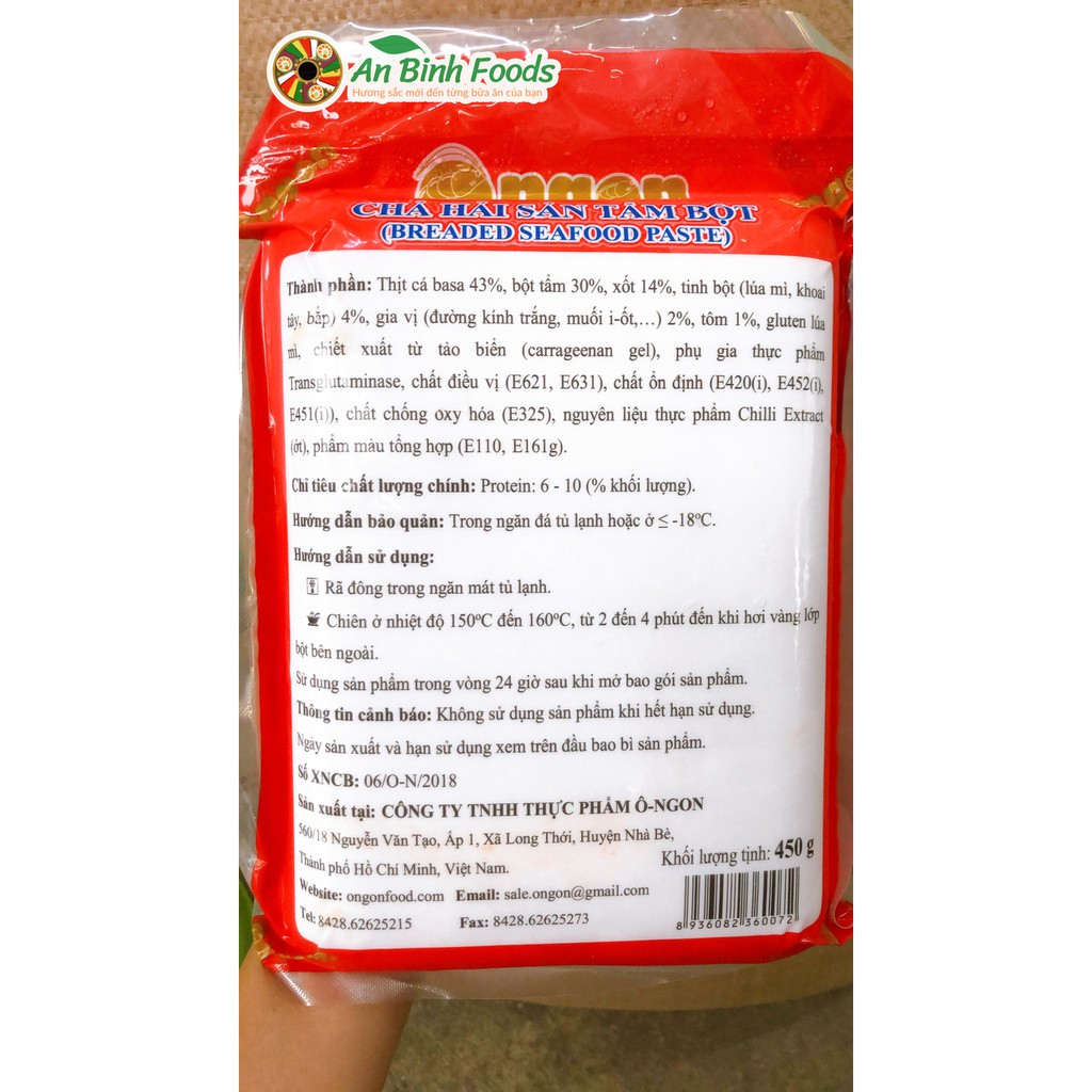Viên hải sản sốt mayonnaise Ô Ngon viên hải sản sốt phô mai kem mặn 500g