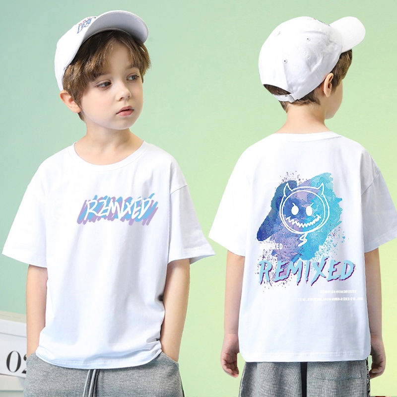 Áo Thun Cotton Unisex Cho Bé Gái