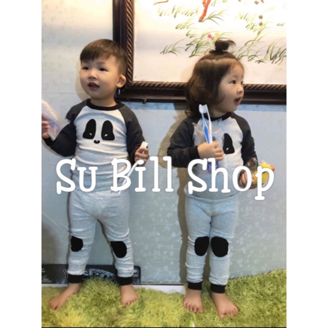 Bộ đồ gấu trúc xuất hàn cho bé
