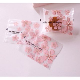 Túi đựng bánh trung thu hình hoa Sakura hồng [100 túi]