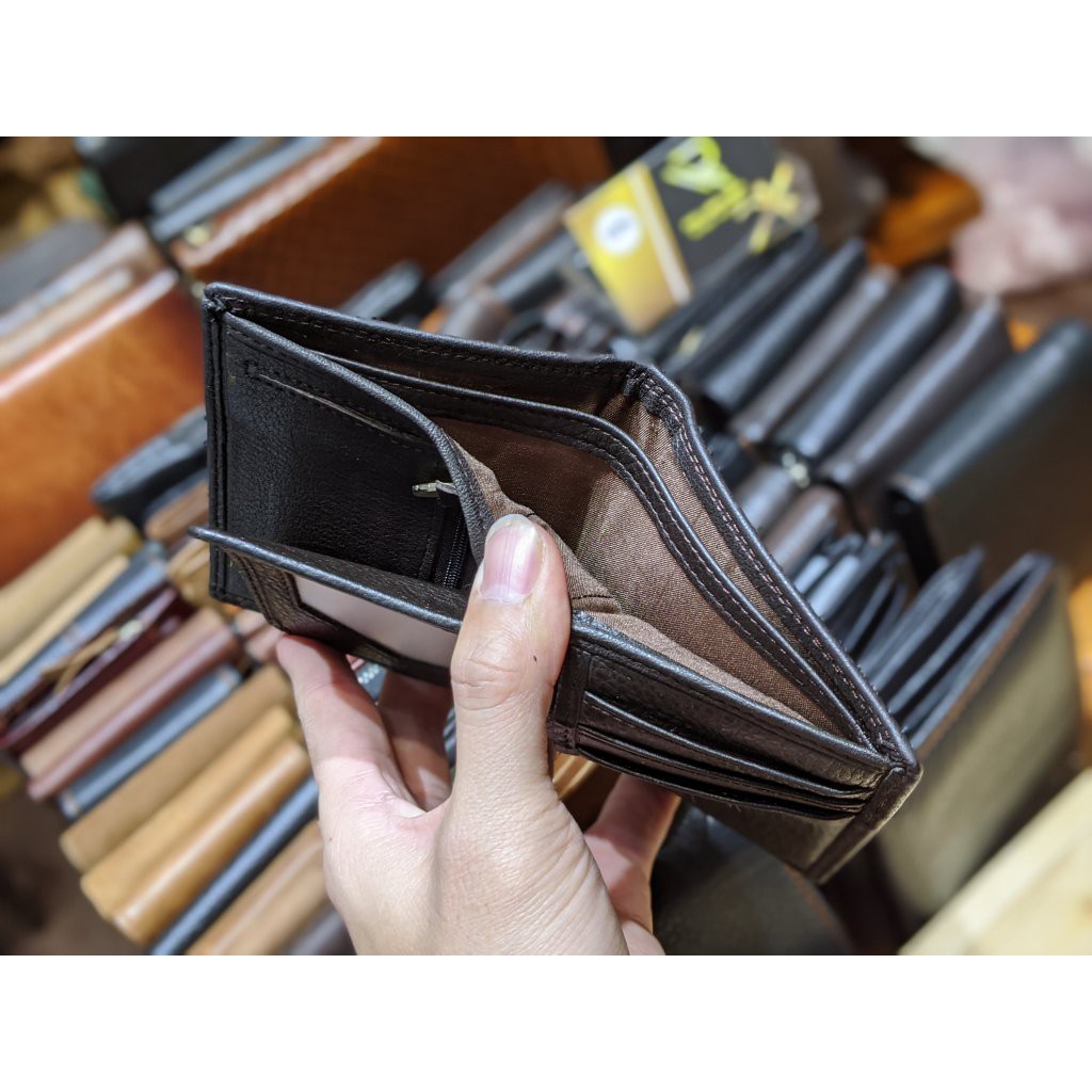 Ví nam đứng VD1050. Da bò thật. Đơn giản, sang trọng - DA THẬT 100% & BẢO HÀNH 2 NĂM