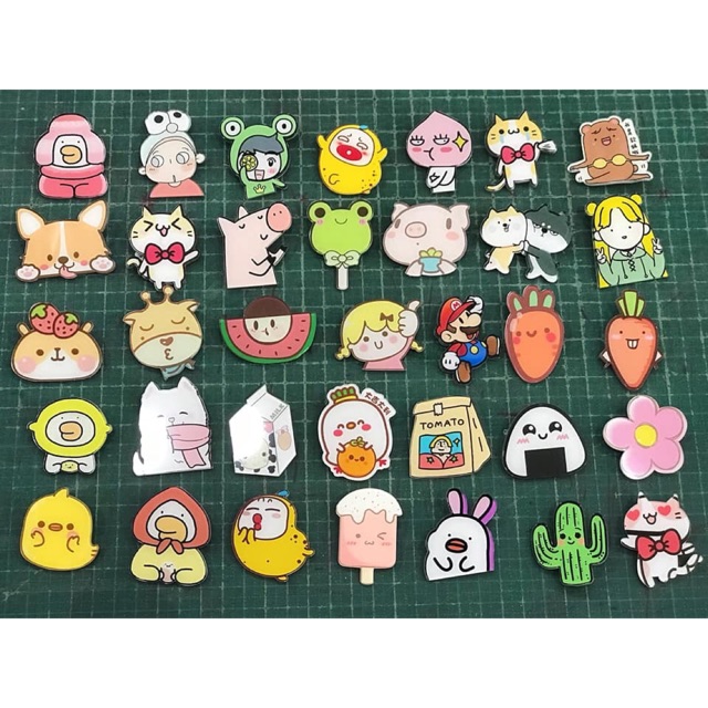Sticker gắn balo bóp viết