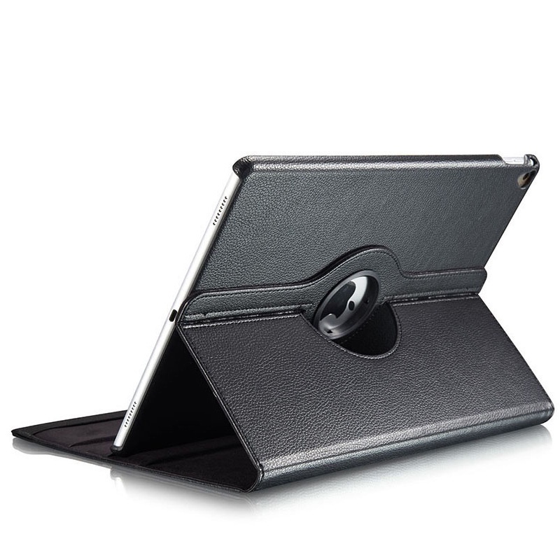 Bao da máy tính bảng kính cường lực họa tiết vỏ quả vải xoay được cho ipad pro 12.9 12.9 inch 2017/2015