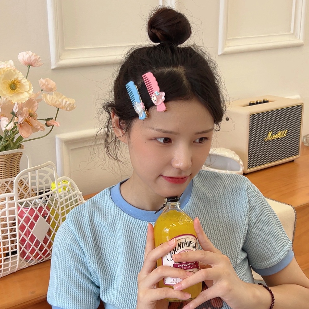 Lược Kẹp Tóc Màu Kẹo Sáng Tạo Dễ Thương Phong Cách Hàn Quốc