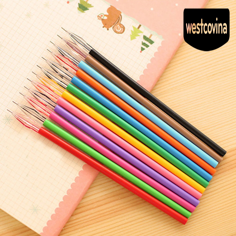 Phương Tây✎Set 12 Bút Mực Nhiều Màu Sắc