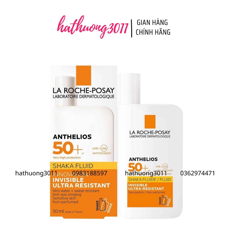 Kem Chống Nắng La Roche-Posay Fuluide Invisible Shaka SPF50+