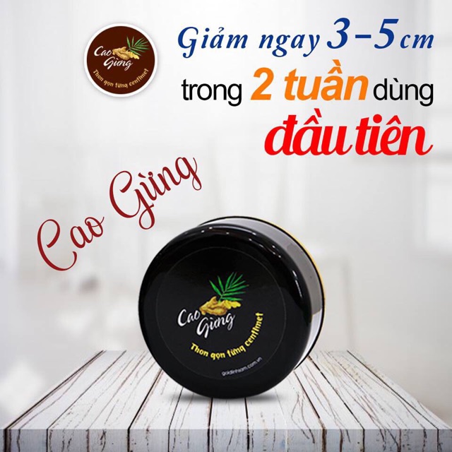 Cao gừng giảm mỡ