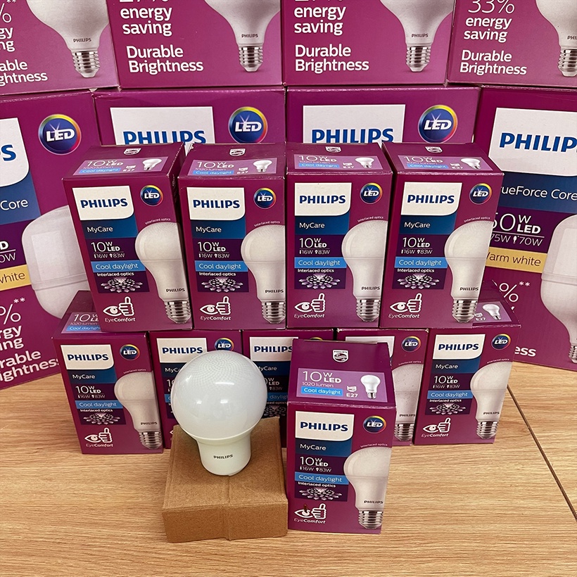 Bóng đèn LED Philips MyCare 10W 6500K E27 A60 - Ánh sáng trắng