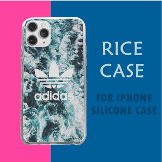 Ốp lưng iphone silicon chống bẩn Adidas FALCON AZUL nền xanh xám  ADIPOD00037