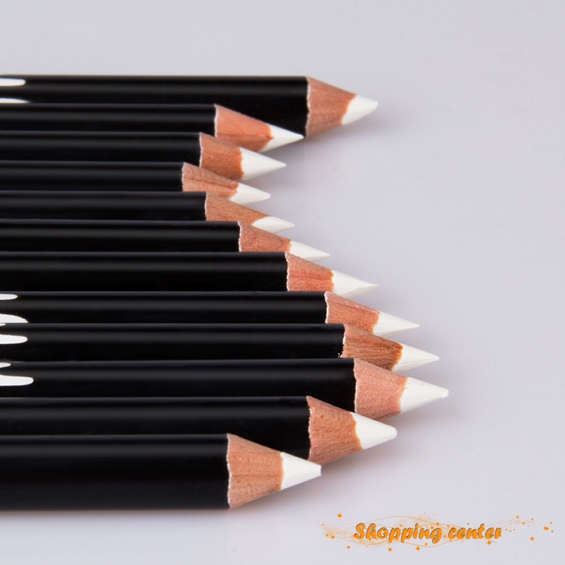 [Hàng mới về] Bút chì kẻ mắt màu trắng dễ vẽ trang điểm mượt mà làm sáng mắt chống thấm nước | BigBuy360 - bigbuy360.vn