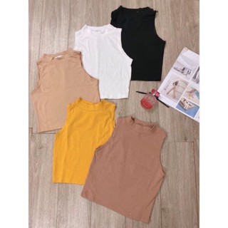 Áo ba lỗ cổ 3 phân