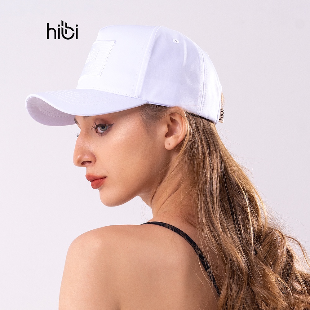 Mũ lưỡi trai thể thao 5 múi Hibi Sports A007 ôm đầu thêu 3D chữ basic, vải dù trơn thoáng mát
