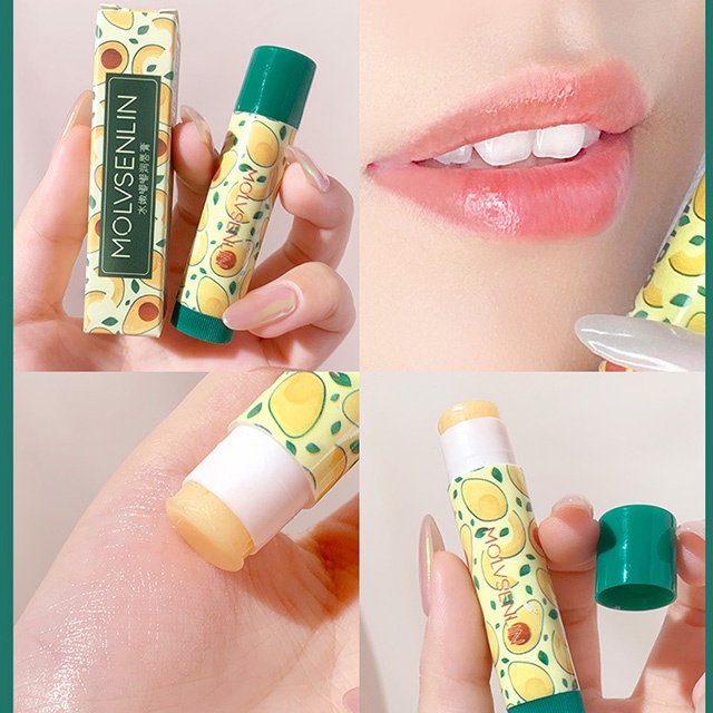 Son Dưỡng Môi Lip Balm Hoa Quả Molvsenlin 3.2g