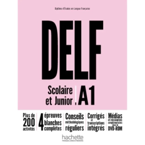 Sách luyện thi DELF tiếng Pháp: Delf A1 Scolaire Et Junior + Dvd-Rom