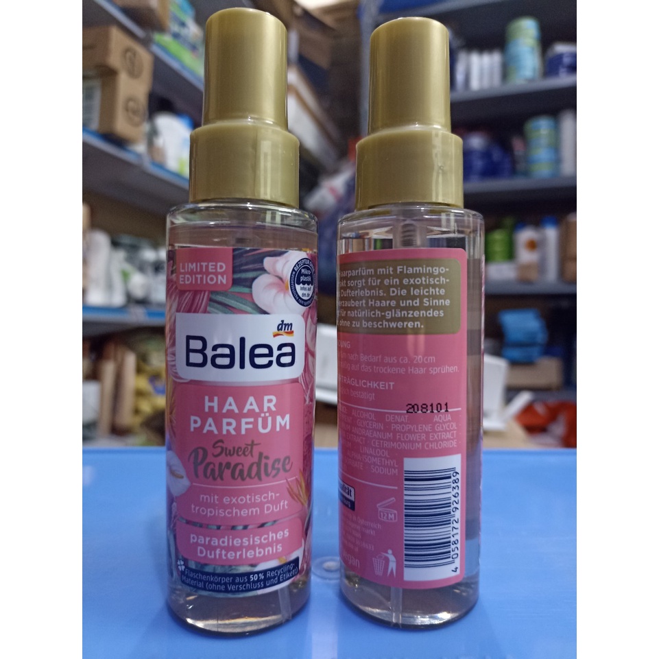 Nước hoa tóc Balea Haarparfum 100ml của Đức