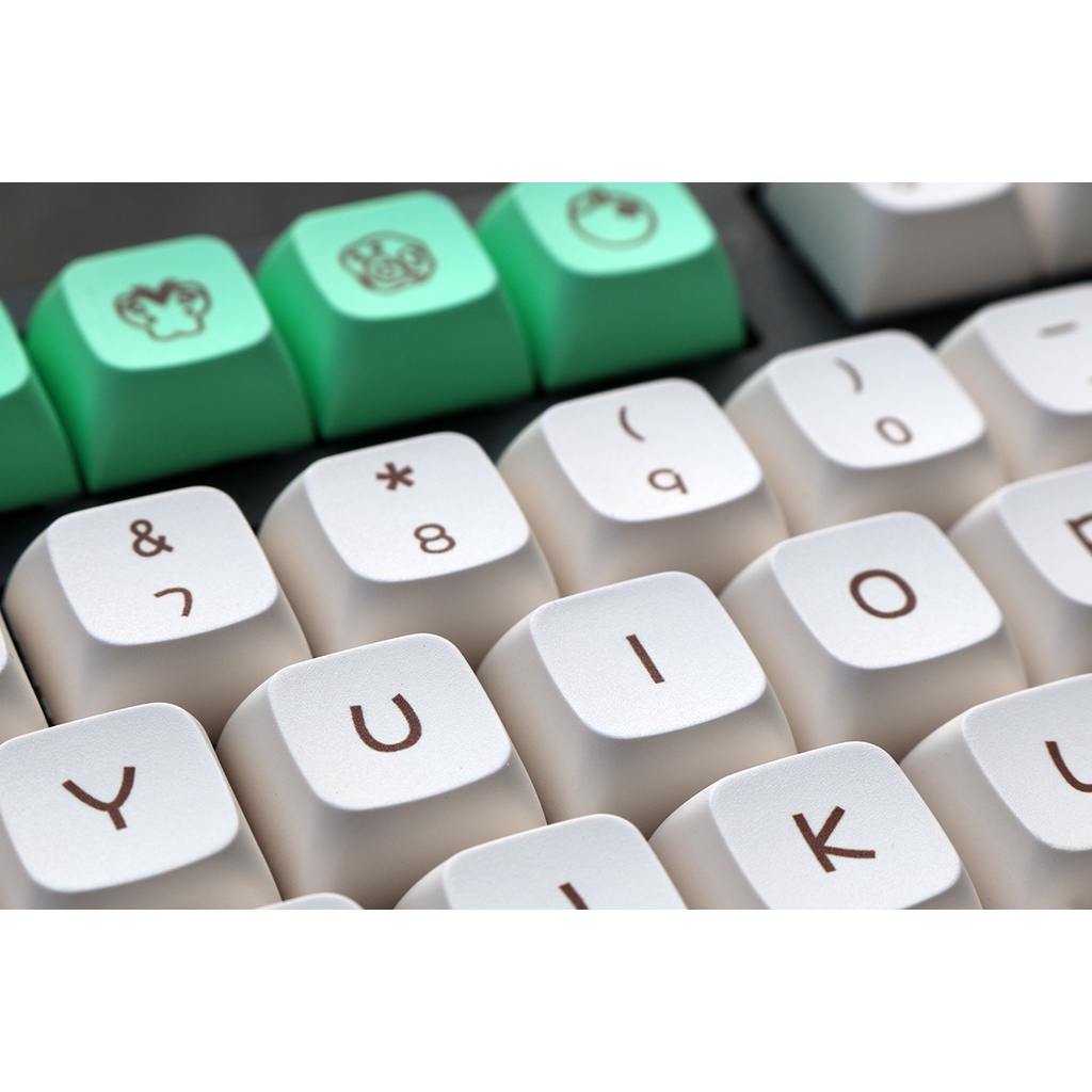 Các keycaps Animal Crossing, keycap PBT XDA 141 phím thăng hoa cho bàn phím cơ Cherry MX / bàn phím cơ chơi game