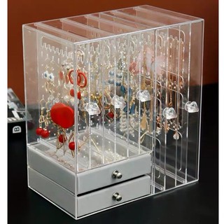 Hộp treo trang sức thời trang cao cấp - Tủ treo bông tai nhiều ngăn đa năng