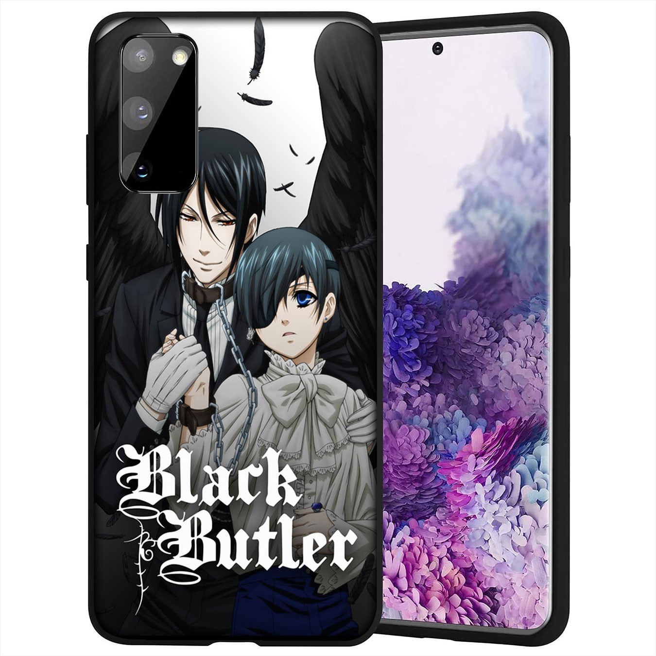 Ốp điện thoại dẻo silicon hình Black Butler Kuroshitsuji cho Huawei Y6P Y8P Y5P Nova 5t 4 4e 3 3i 2i 2 Lite Nova5T 3i