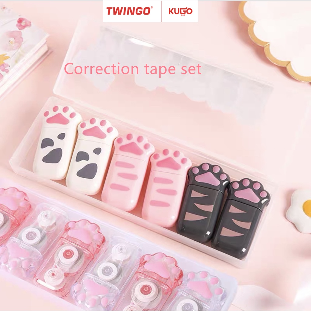 Đồ chuốt bút chì hình dấu chân mèo dễ thương