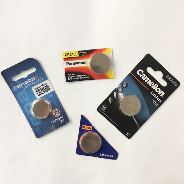 Pin CR2450 CR2450N 3V Renata