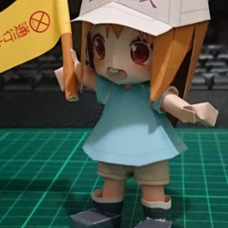 Mô hình giấy anime [Hataraku Saibou] Tiểu cầu-chan