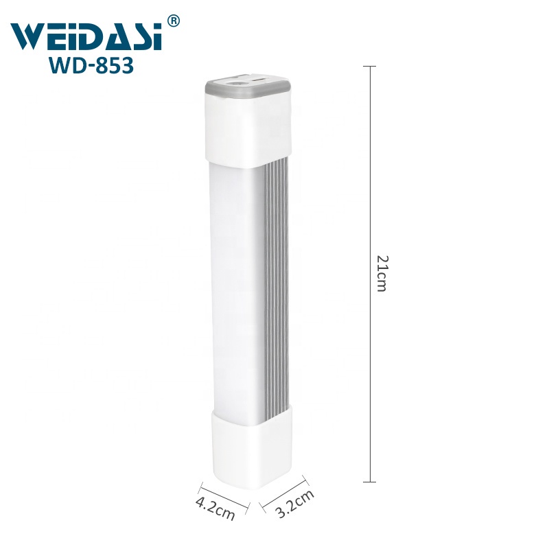 Đèn sạc tích điện có nam châm Weidasi WD-853