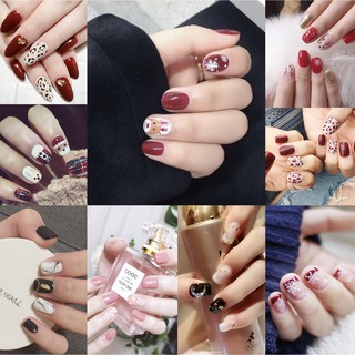 Nail sticker dán móng tay họa tiết xinh xắn chống thấm nước