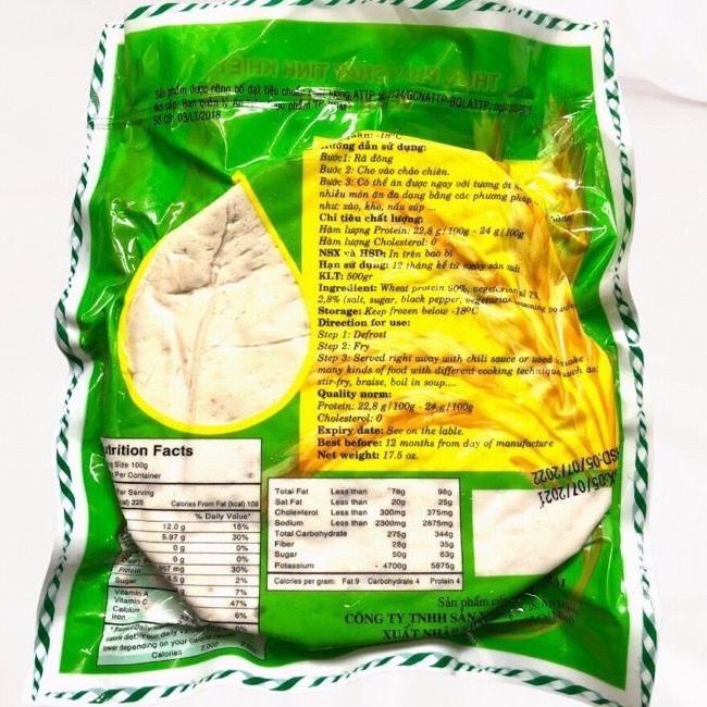 Thực phẩm chay - Chả quế chay Liên Tâm 500gr