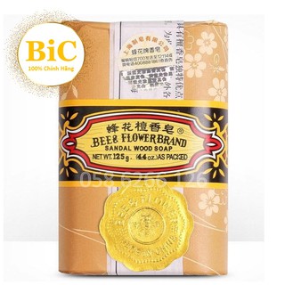 01 cục xà bông trầm con ong bee & flower brand