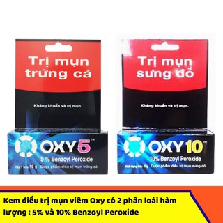 ✅ [CHÍNH HÃNG] Kem chấm mụn viêm OXY 10 & OXY 5