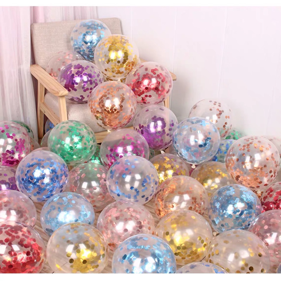 Set 10 Bong Bóng 12 Inch Dùng Trang Trí Tiệc Sinh Nhật / Tiệc Cưới